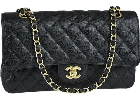 Chanel Classic Double Flap Quilted Caviar Medium 